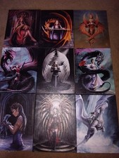 X9 Anne Stokes Fantasy Canvas Collection VGC