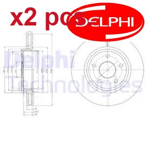Pcs front brake disc - pcs,