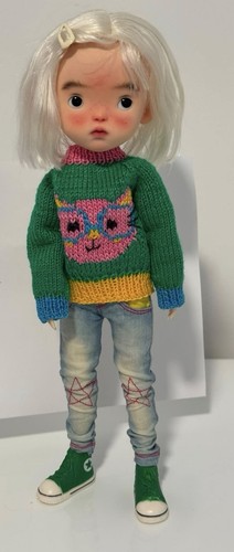 Cat jumper for blythe - cat,