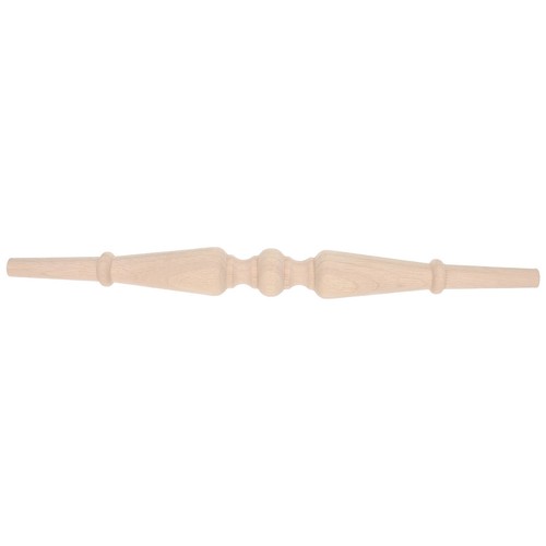 Unfinished khaki wood - khaki, baluster