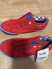 New TU boys canvas trainers