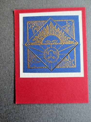 Embroidered bookmark sun rise - bookmark,