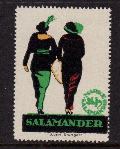German advertising stamp - german,