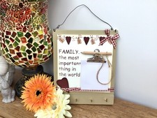 Wooden Key Holder Shabby Chic