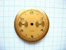 Dial watch chronograph dial
