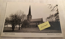 RPPC Wentworth Church Rotherham Barnsley Yorkshire (Scott's Series)