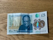 AA01 - £5 Five Pound Polymer