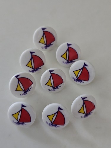 Set vintage sail boat - vintage,