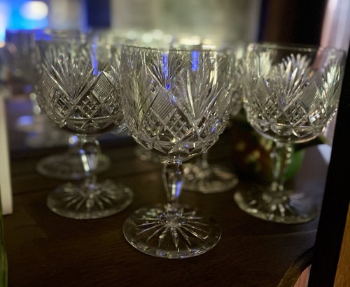 American brilliant cut glass - cut,