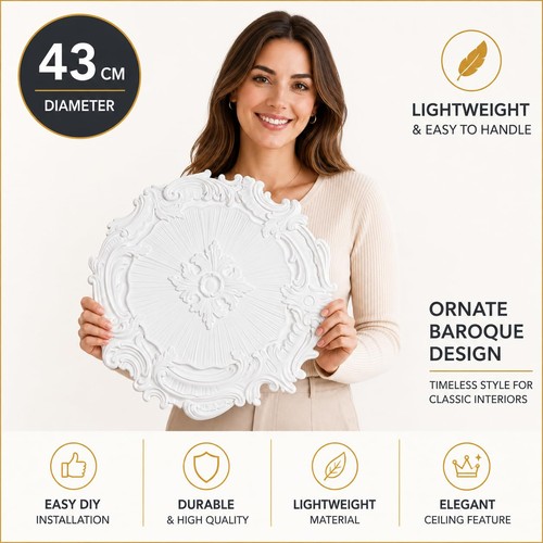 Ceiling rose k13 premium cm - rose,