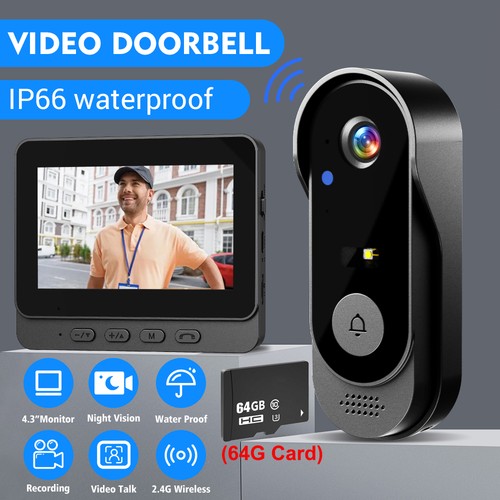 Wireless video doorbell - video, smart
