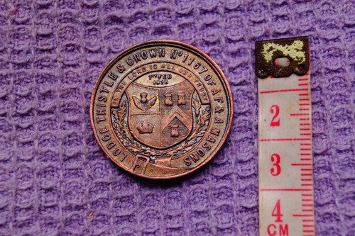 Scottish masonic mark token - scottish,