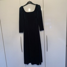 Ladies Bottle Green Velvet