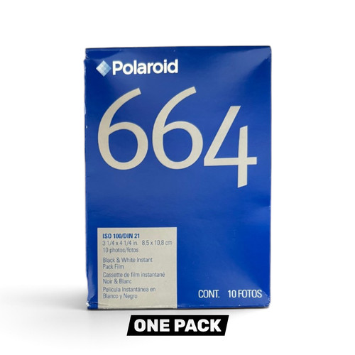 Polaroid type 664 - polaroid, black