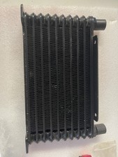 Universal AN8 10 Rows Engine 226mm Oil Cooler Aluminum + 2Pcs 8AN 0 Deg Fittings