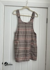 Primark Check Pinafore Dress