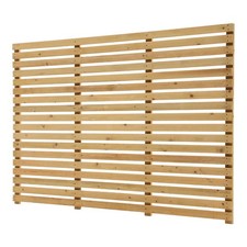 6ft Wide Heavy Duty Vertical Slatted Garden Fence Panel Pressure Treated Panels