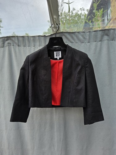 Debenhams black linen blend - debenhams,