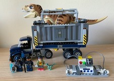 Genuine Lego T. Rex Transport Set (Used - Jurassic World - 75933 - No Box)