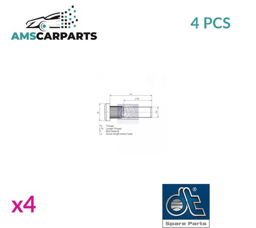 Wheel stud 654205 spare - stud,