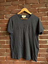 Rare Grey Gucci Logo T-Shirt