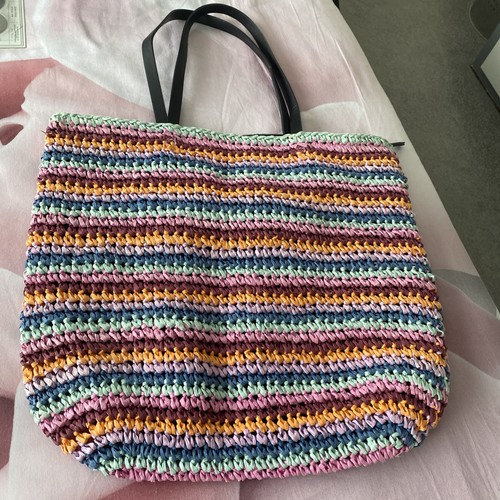 Marks spencer raffia tote - raffia,