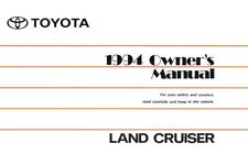 1994 Toyota Land Cruiser Owners Manual User Guide Reference Operator Book Fuses