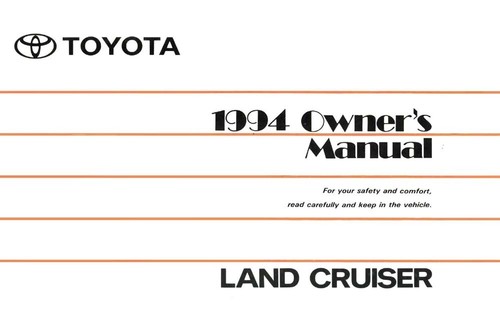 1994 toyota land - land, cruiser