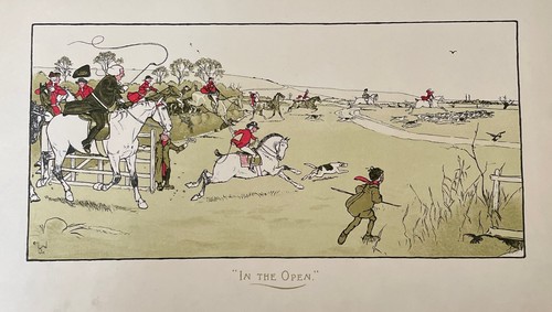 Cecil aldin hunting print - |, in