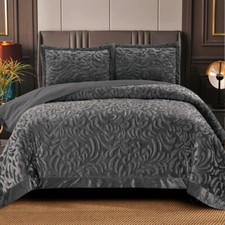 3 Piece Velvet Quilted