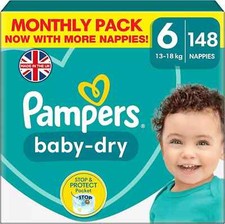 Pampers Baby-Dry Nappies Size