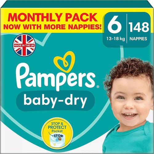 Pampers baby dry nappies size - baby-dry,