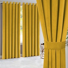 Heavy Velvet Curtains Eyelet