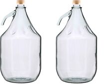 2 x 5L Screw Top Glass