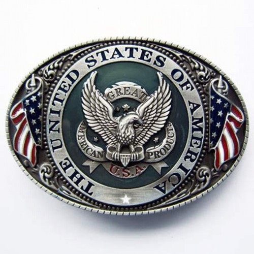 Buckle usa coat arms - usa,