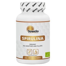 Spirulina Organic 500 mg – Tablets – Detox, Immune Support & Energy – Sowelo