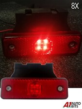 8X 24V Led Red Side Marker
