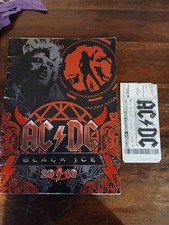 AC DC CONCERT PROGRAMME AND