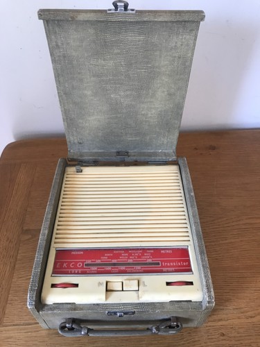 Vintage ekco transistor radio - transistor,