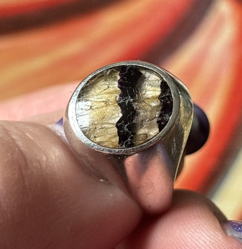 Sterling silver oval dark - ,