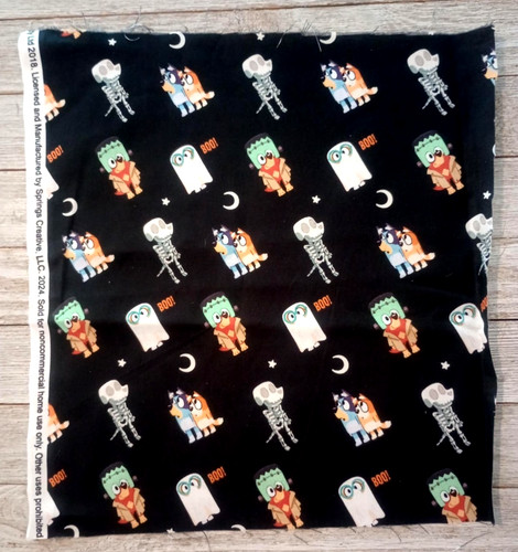Bluey cartoon fabric 11 - bluey, 11"