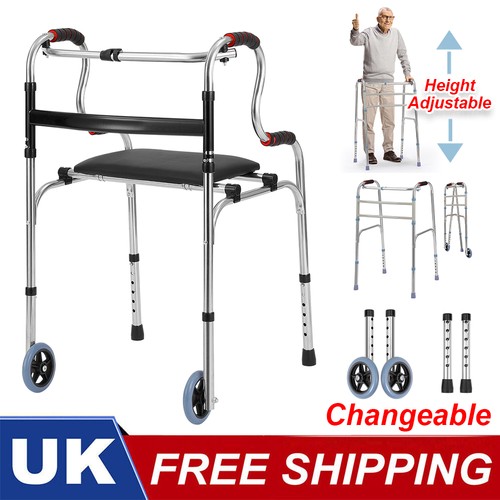 Folding walking frame - folding,