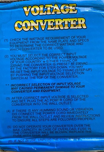 Voltage converter 220v 110v - converter, 220v-110v
