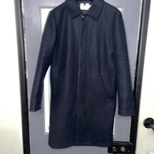 Topman black button - button, overcoat