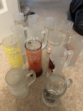 Christmas Markets Germany Frosted Beer Glass Mug x 13