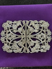 Vintage Silver-Plated Nurse's Buckle. Bought In 1981. In Very Good Condition.