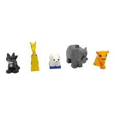 Lego Duplo Animals Bundle Cat + Giraffe + Elephant + Polar Bear + Lion Safari 