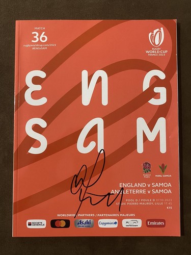 Owen farrell hand signed - signed, world