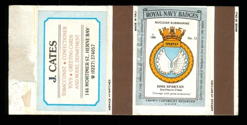 Matchbox royal navy crest - matchbox,