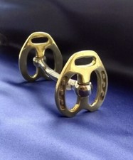 MINI SHETLAND/SHETLAND STALLION BIT BRASS HORSESHOE,  3" 3.5" 4"  *FREE POSTAGE*